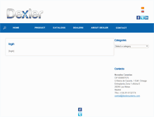 Tablet Screenshot of dexlersystems.com